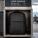 Comment j'ai évité 70 € de frais de bagages : les astuces qui m'ont vraiment fait économiser (Guide 2026) 6 Sac à dos de voyage inséré avec succès dans le gabarit de contrôle de bagages à l'aéroport pour éviter les frais.