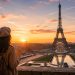 7 jours à Paris : mon itinéraire complet et mon budget réel (Guide 2026) 6 Vue de la Tour Eiffel depuis l'esplanade du Trocadéro au lever du soleil lors d'un séjour de 7 jours à Paris.
